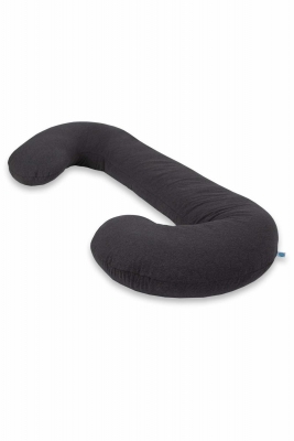 Подушка для вагітних Ceba Physio Duo джерсі темно сірий 300x30 см 