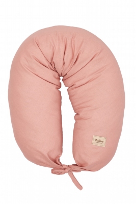 Подушка для вагітних Twins Linen пудра 160х30 см 