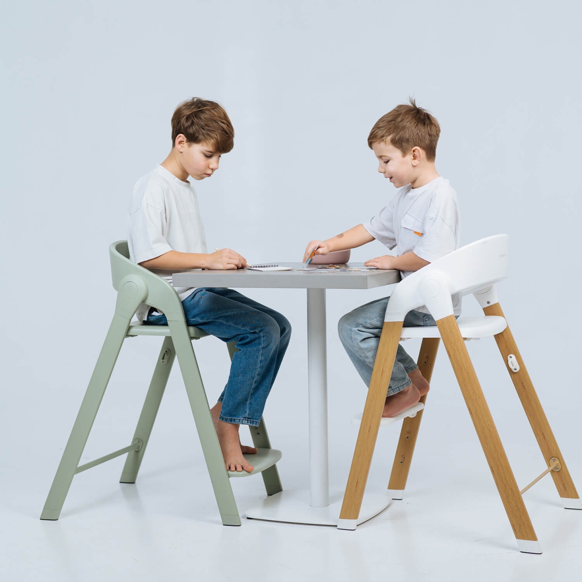 Стульчик для кормления 3-в-1 до 100 кг Flex Белый Love&Carry 0