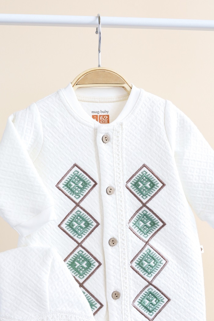 Чоловічок з шапочкою Lucas Молочно-сизий MagBaby 0