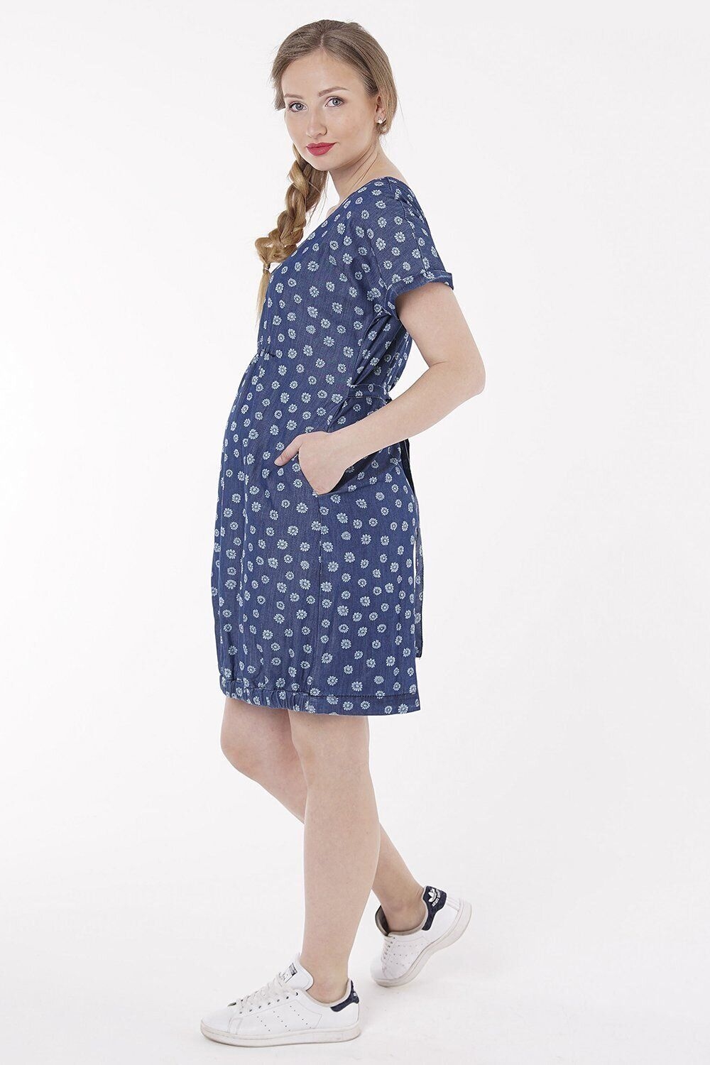 Сукня для вагітних, майбутніх мам Синя варка 0