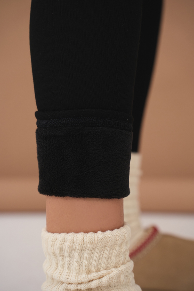 Теплі лосини для вагітних Zoe Чорний Yula Mama 0