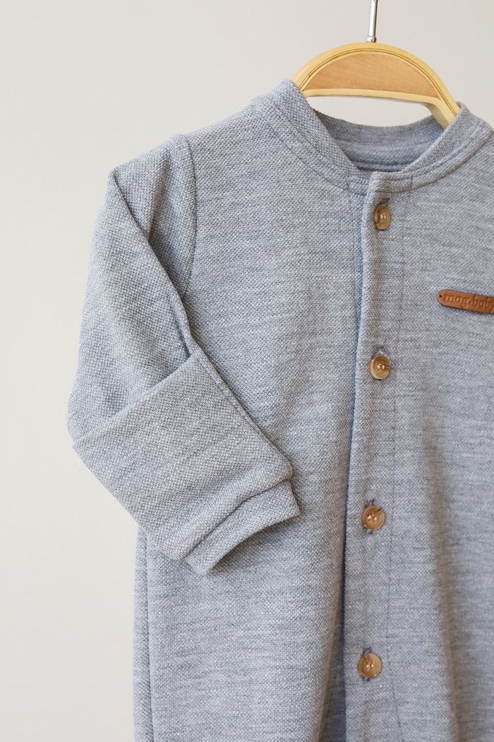 Чоловічок Tony Сірий меланж MagBaby 0