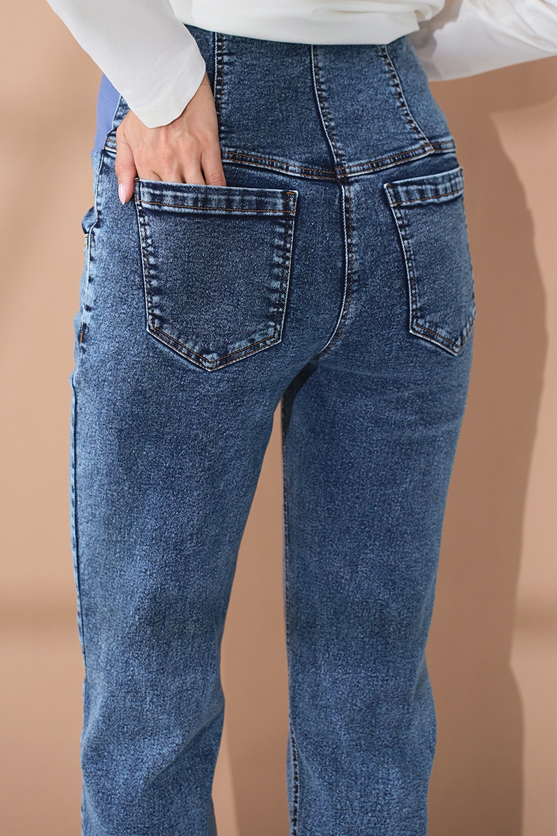 Джинси для вагітних Leyton Синій Yula Mama 0 Джинси для вагітних Leyton Синій Yula Mama 0