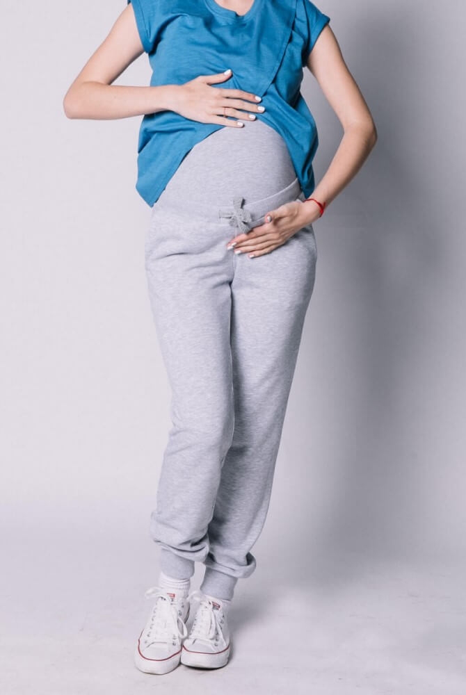 Спортивные штаны для беременных Меланж 0