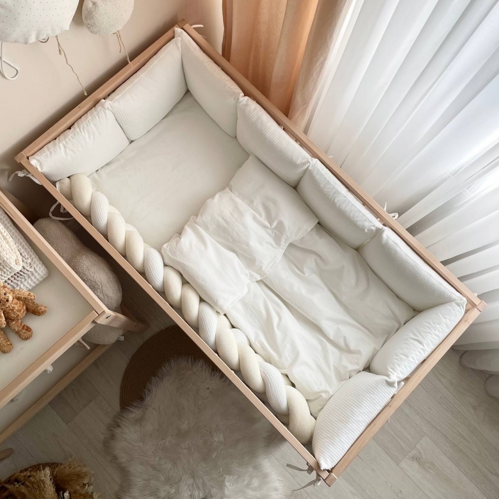 Комплект постільної білизни 6 ел Velvet молочний MSonya 0