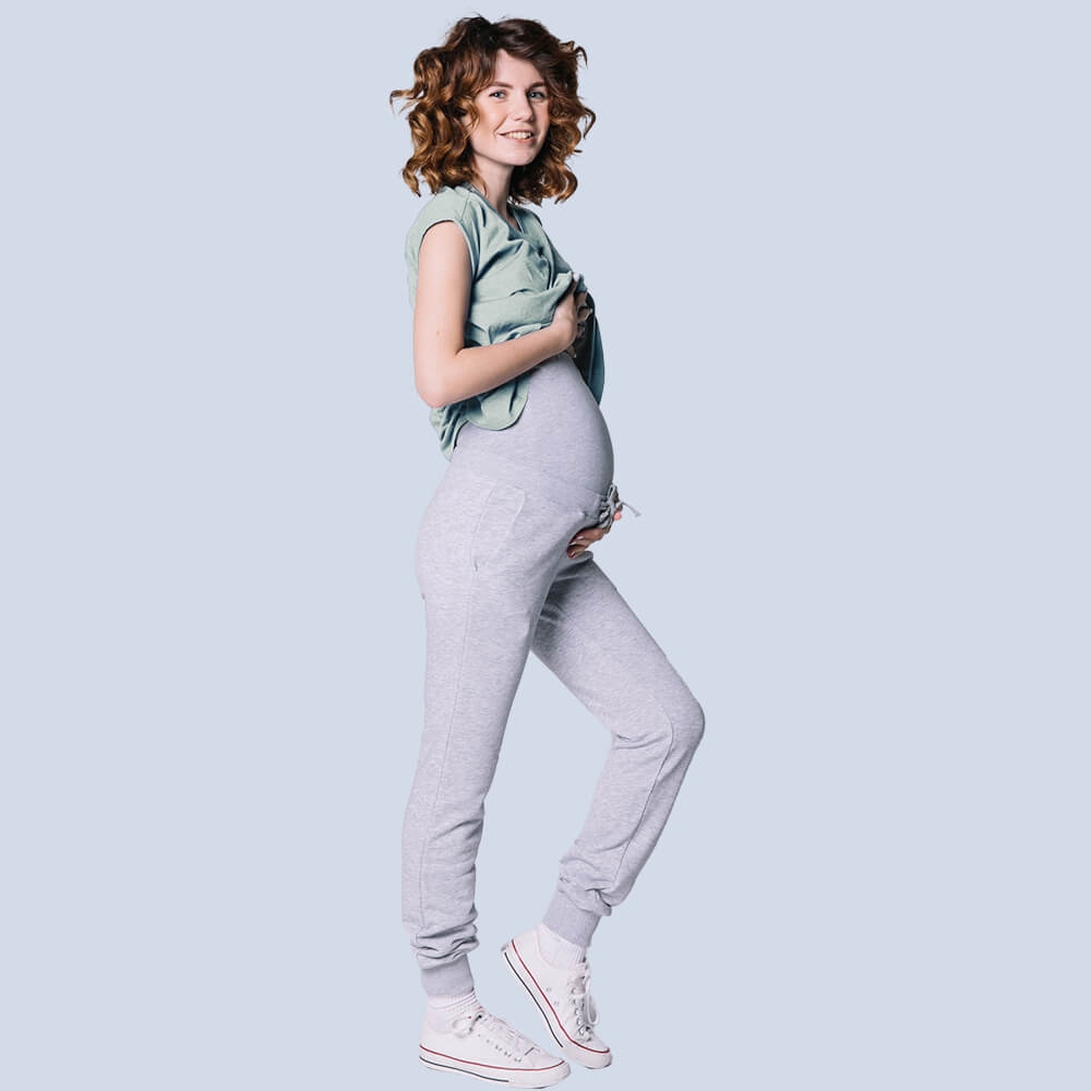 Спортивные брюки для беременных - Меланж Love&Carry 0