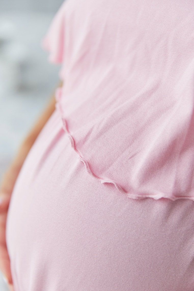 Ночная рубашка для беременных и кормящих Amelie Розовый 0