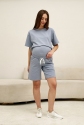 Трикотажні шорти для вагітних Pekin Сірий 3