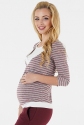 Джемпер для беременных, будущих мам Серый 0