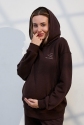 Худи для беременных и кормящих Blake Шоколад Yula Mama 4