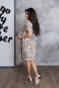 Платье для беременных, будущих мам Коричневое 3