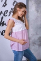 Блуза для беременных, будущих мам Розовая 2