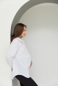 Сорочка для вагітних і годуючих Geneva Білий Lullababe 2