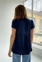 Блуза для беременных, будущих мам Темно-синяя 2