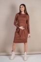 Платье для беременных Коричневое 4209001 2