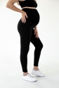 Легінси на флісі для вагітних 646 Чорний Мамин Дім 5