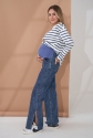 Джинсы для беременных Kloe Синий Yula Mama 0