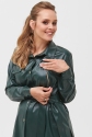 Рубашка из экокожи для беременных и кормящих 2036 1324 Зеленый Dianora 0