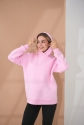 Теплий худі з вишивкою на грудях Angel Рожевий Yula Mama 5