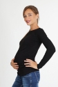 Джемпер для беременных, будущих мам Черный 2