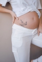 Штани для вагітних, майбутніх мам Ванільний крем 4