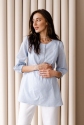 Блуза для вагітних Блакитна 4