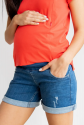 Джинсовые шорты для беременных, будущих мам To Be Blue 2