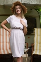 Сукня для вагітних та годучих мам Бежева принт 5