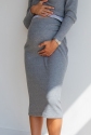 Трикотажный костюм для беременных и будущих мам Серый 2