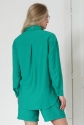 Льняной костюм для беременных Зеленый 2