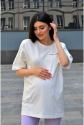 Футболка для беременных и кормящих 2223 1613 Белый Dianora 2