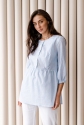 Блуза для беременных Голубая 2