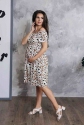 Платье для беременных, будущих мам Коричневое 2