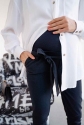 Штани для вагітних, майбутніх мам Опівнічно-сині/темні 3
