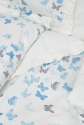 Постельный комплект 7 эл Twins Romantic Spring collection Butterfly голубой/белый 2