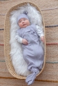 Безразмерная пеленка на молнии с шапочкой Каспер Енот MagBaby 3