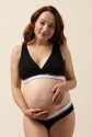 Комплект Comfort Fit | Топ + трусики з м’якої бавовни Znana Mama чорний 8