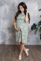 Платье для беременных, будущих мам Серый горошек 3