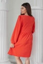 Платье для беременных, будущих мам Оранжевое 2