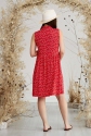 Літня сукня для вагітних у квітку Sofia Червоний 3