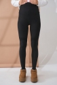 Теплі лосини для вагітних Amber Чорний Yula Mama 5