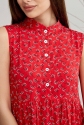 Літня сукня для вагітних у квітку Sofia Червоний 2