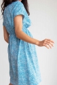 Платье для беременных и кормящих мам Голубое принт 0
