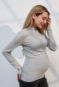 Гольф для беременных и кормящих Penny Серый Yula Mama 1