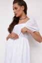 Платье для беременных и кормящих 2168 1618 Белый Dianora 2