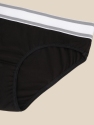 Комплект Comfort Fit | Топ + трусики з м’якої бавовни Znana Mama чорний 3