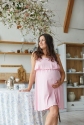 Нічна сорочка для вагітних і годуючих Amelie Рожевий 3