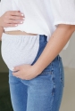 Джинси для вагітних з підтримкою живота Блакитні 2
