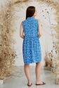 Літня сукня для вагітних у квітку Sofia Синій 2